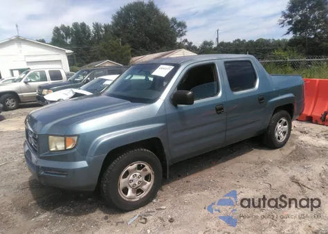 2006 Honda Ridgeline Rt из США, поврежденный, VIN 2HJYK16236H537392